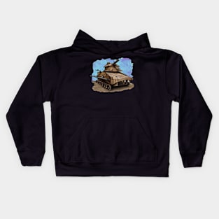 Wooden Tank Kids Hoodie